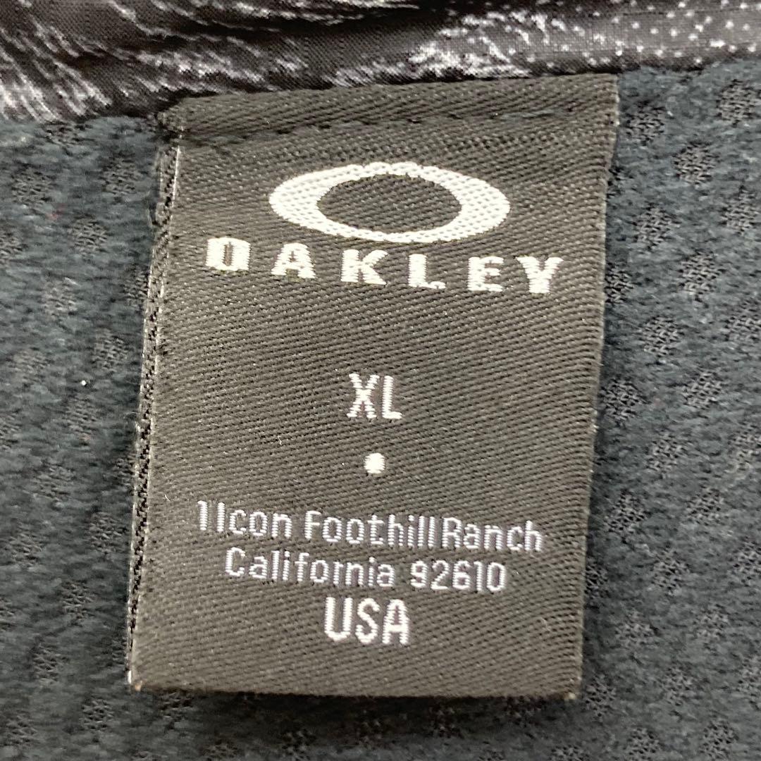 OAKLEY ナイロンジャケット ウィンドブレーカー スポーツ ゴルフ 黒 XL