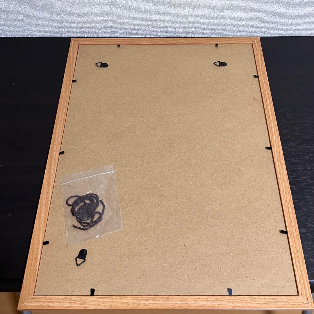 パステル画1 額装品　額縁寸法32.7cm×44.5cm　カラー着色　定款付