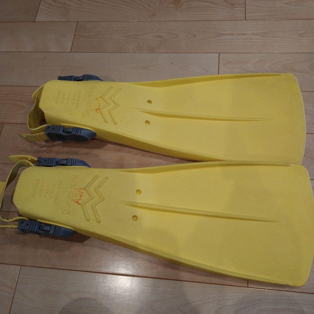 ウェットスーツとフィンセットMサイズ