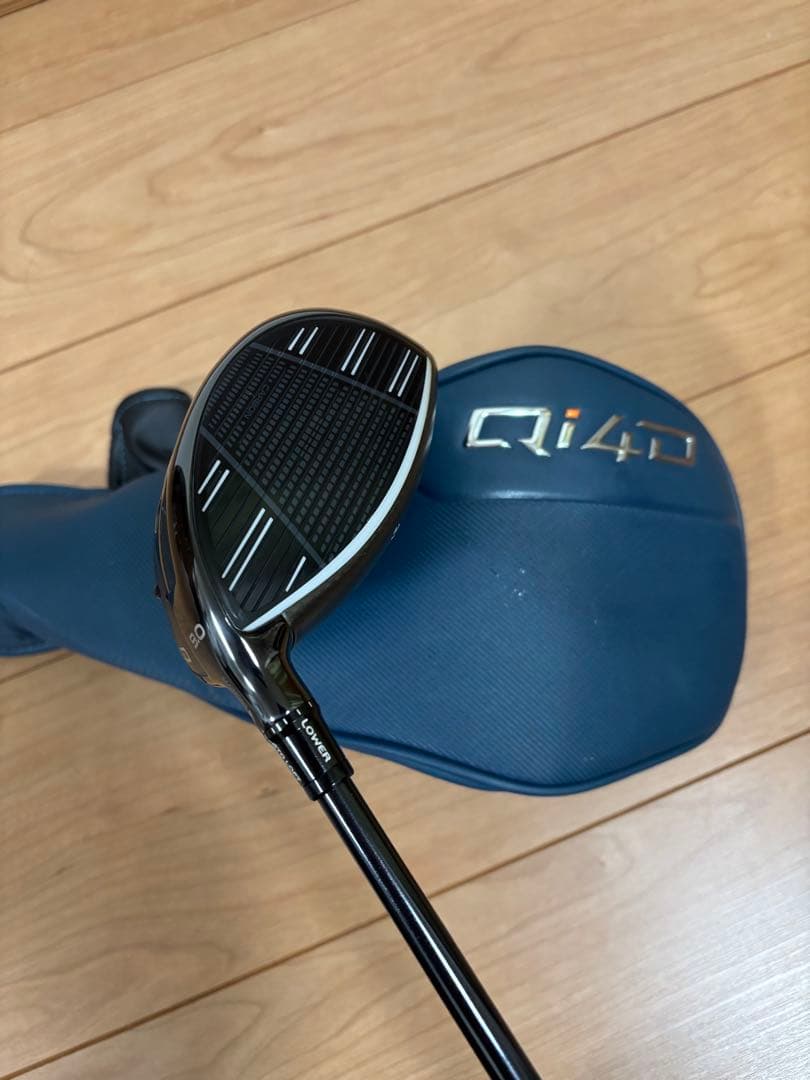 超美品★QI4D ドライバー9.0 REAXシャフトMR ハドラスコーティング付