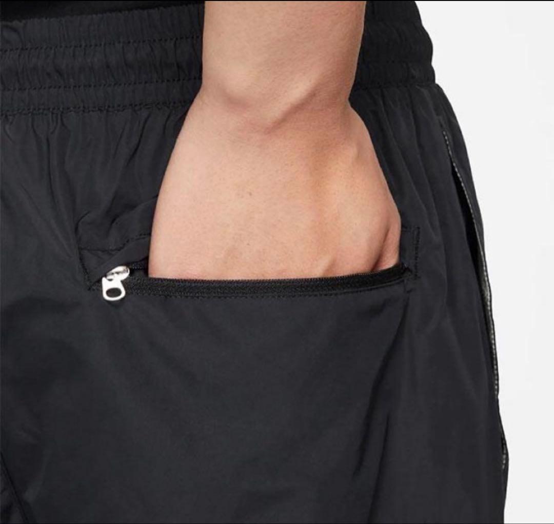 新品　ナイキ　メンズ　パンツ　ウィンドブレーカー　裏メッシュ　ブラック 2XL