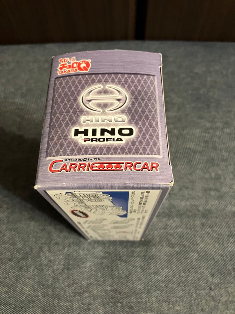 ちびっこチョロQ TAKARA HINO PROFIA キャリアカー　ホワイト