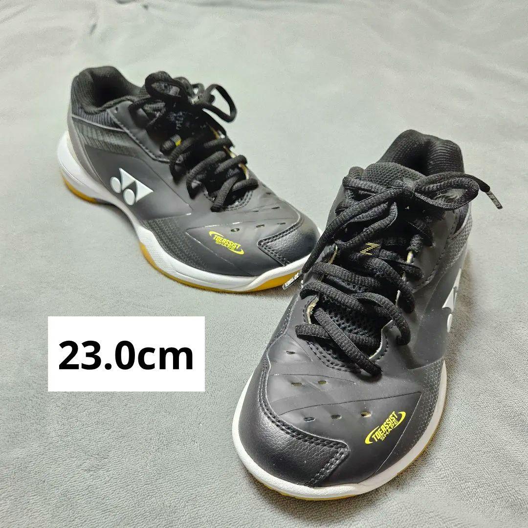 【極美品】YONEX パワークッション65 23.0cm バドミントンシューズ