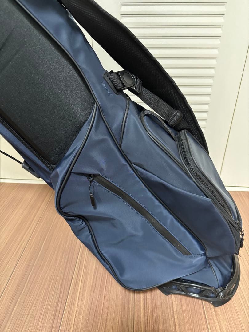 【美品】VESSEL ベゼル キャディバッグ 7.5型 ネイビー 軽量