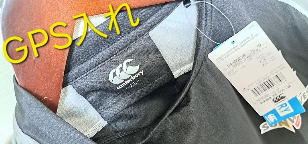 【未使用】Canterbury　ラグビー　サンウルブズ　長袖　プラクティスシャツ