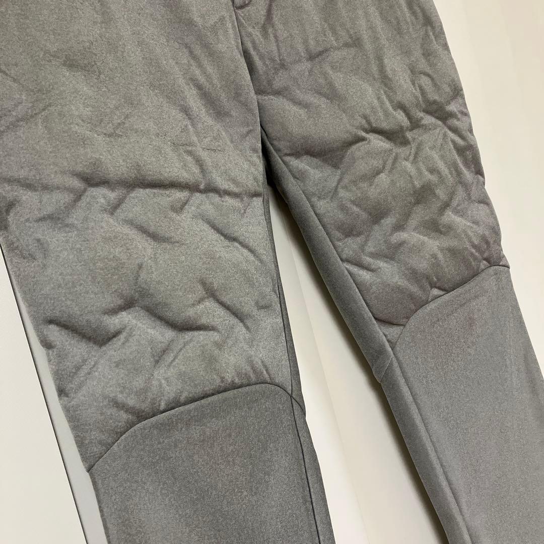 DESCENTE ライトグレー フリースパンツ ゴルフ サイズO(XL)