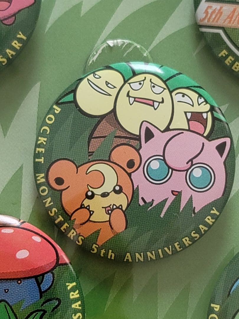 ポケットモンスター　5周年　アニバーサリー　バッジセット　未開封品