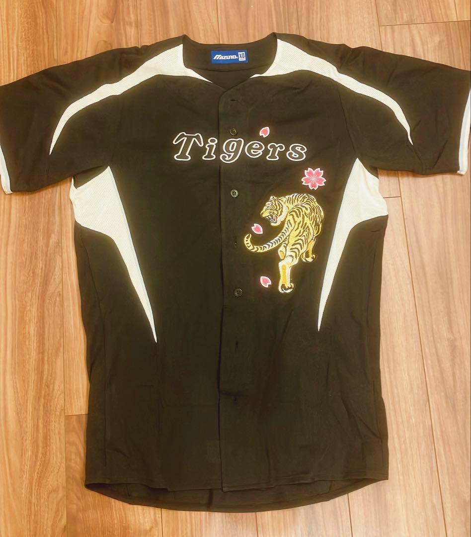 阪神タイガース 刺繍ユニフォームMIZUNO Tigers XO 黒