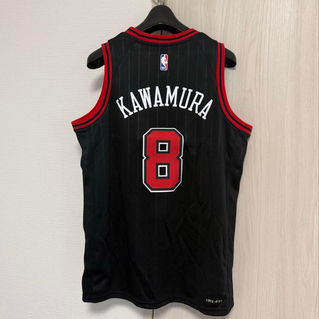 河村勇輝　シカゴ・ブルズ NIKE NBA スウィングマン ジャージ ユースL