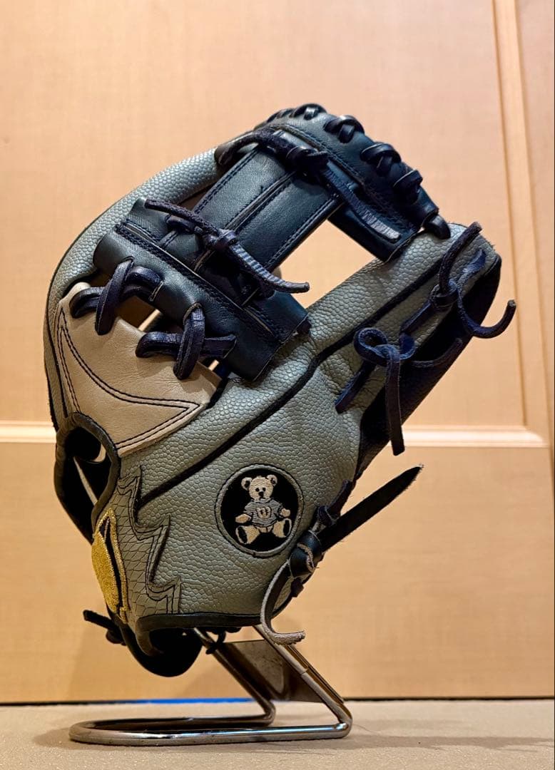 Wilson 軟式野球グローブ フルオーダー87型美品　グレー/ネイビー