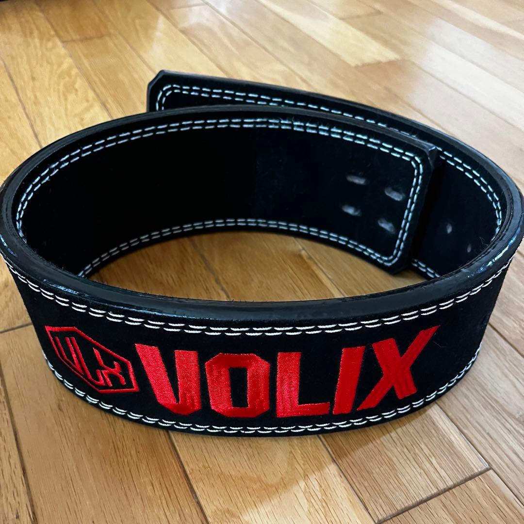 VOLIXトレーニングベルト Mサイズ レッドロゴ