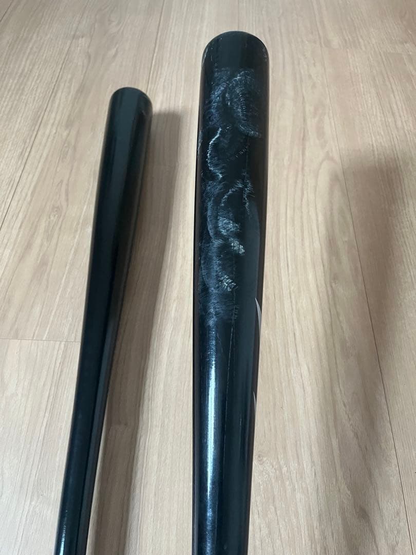 中古Mizuno Global Eliteオーダー軟式木製バット 2本セット