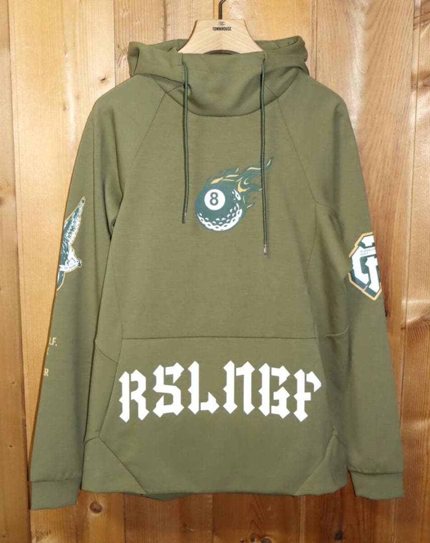 新品 ラッセルノ Mask Hoodie 8ボールパーカー (4/Mサイズ)　Ⓗ