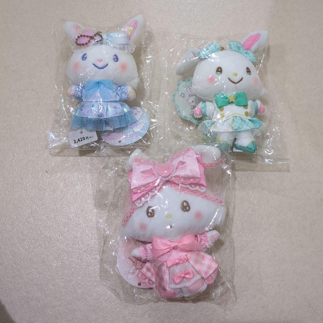 サンリオ　ウィッシュミーメル　むにゅぐるみパティオ　マスコット