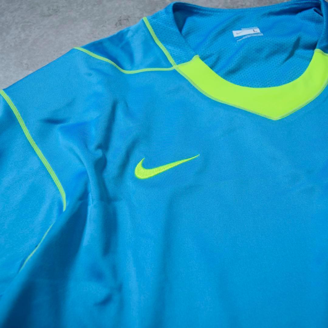 y2k NIKE バルセロナ 2007/08 長袖ゲームシャツ 00s テック