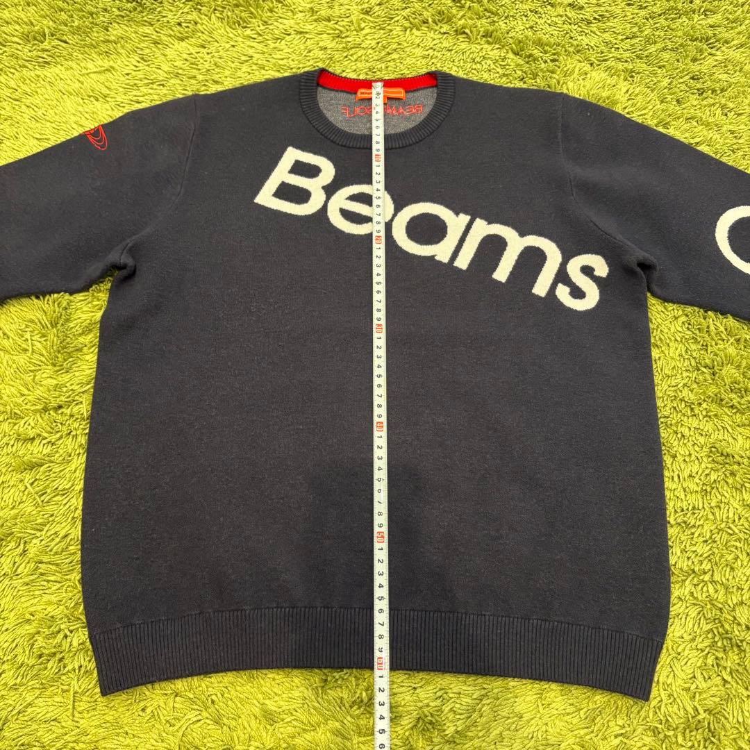BEAMS GOLF ビームスゴルフ ニット セーター ネイビー Mサイズ