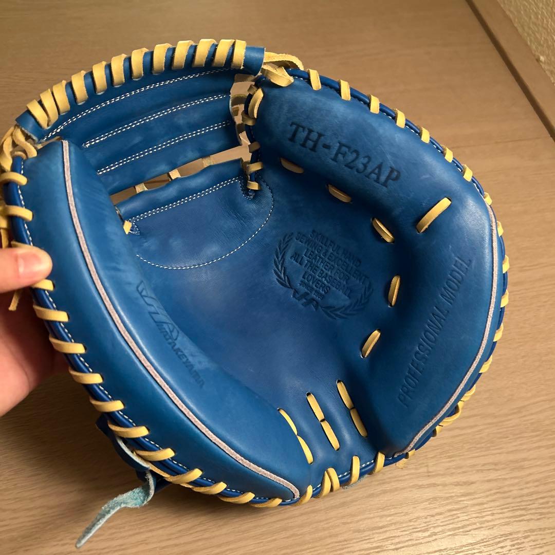 ハタケヤマ 軟式キャッチャーミット／伏見寅威モデル M23型（THF23AP）