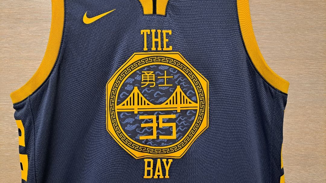 NIKE ゴールデンステートウォリアーズ ケヴィンデュラントNBAユニフォーム