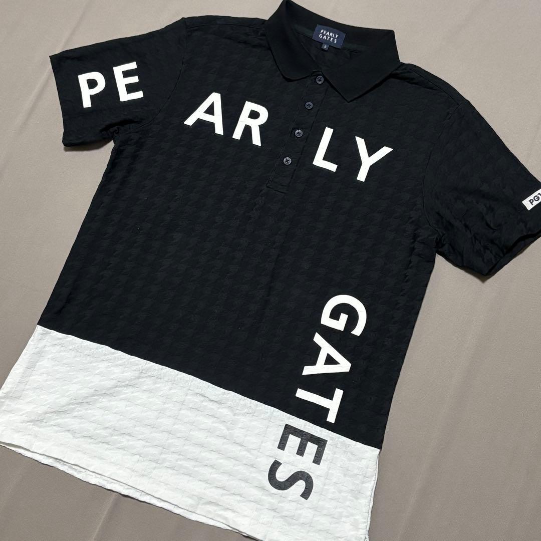 パーリーゲイツPEARLY GATES ロゴプリント千鳥柄 6