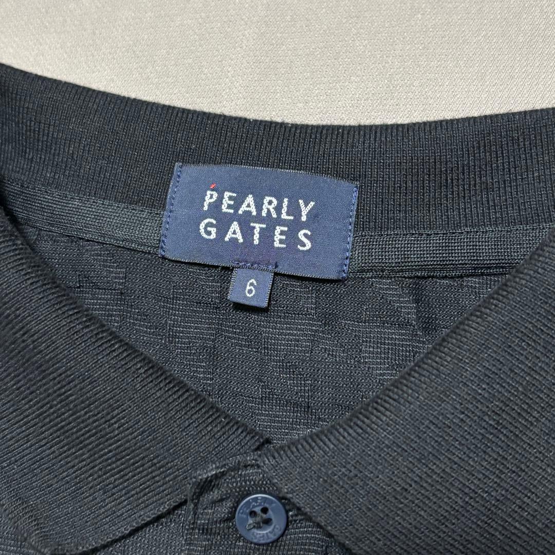パーリーゲイツPEARLY GATES ロゴプリント千鳥柄 6