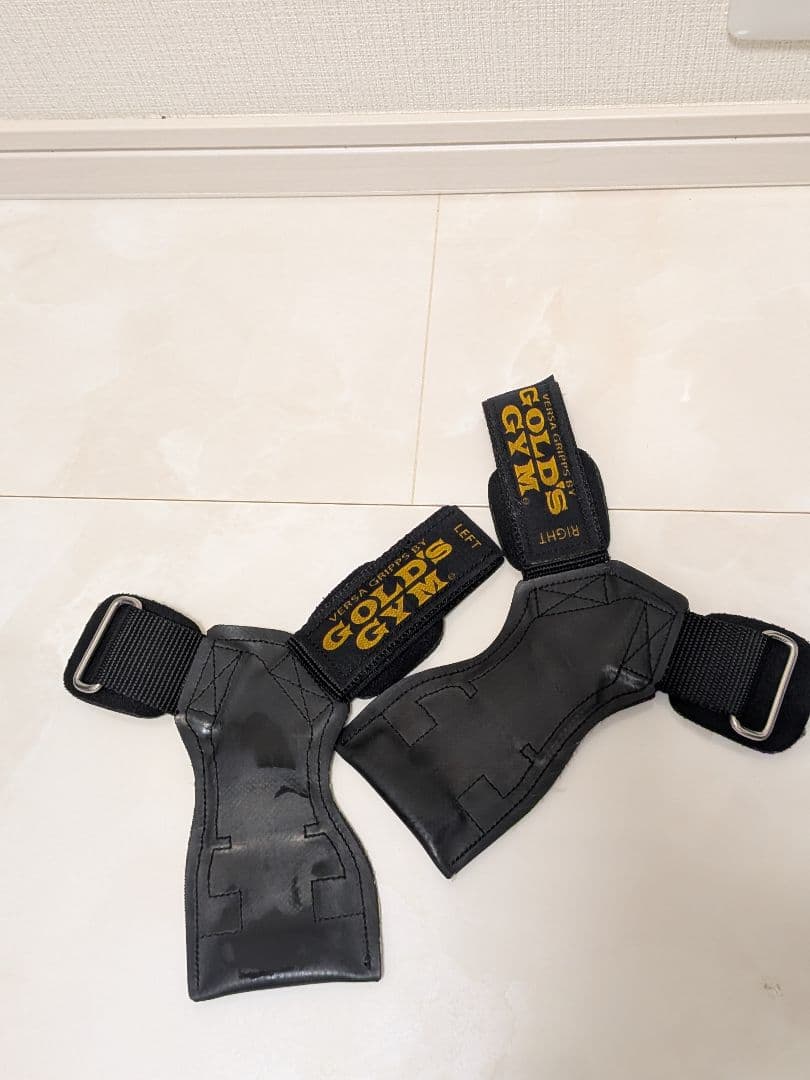 【美品】ゴールドジム パワーグリップ プロ Sサイズ VERSA GRIPPS