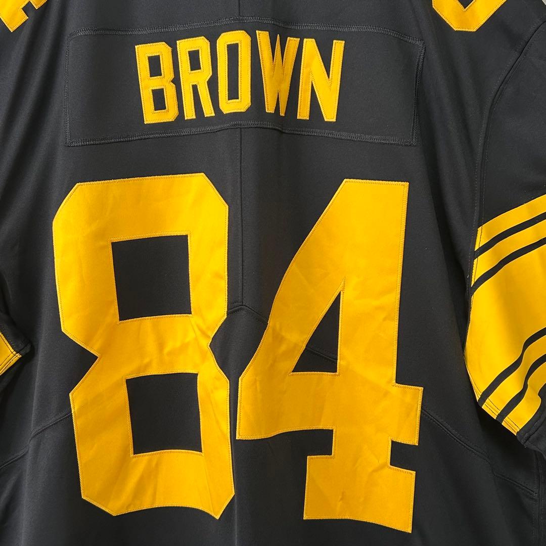 希少カラー Steelerse Brown 公式 ゲームシャツ NIKE NFL