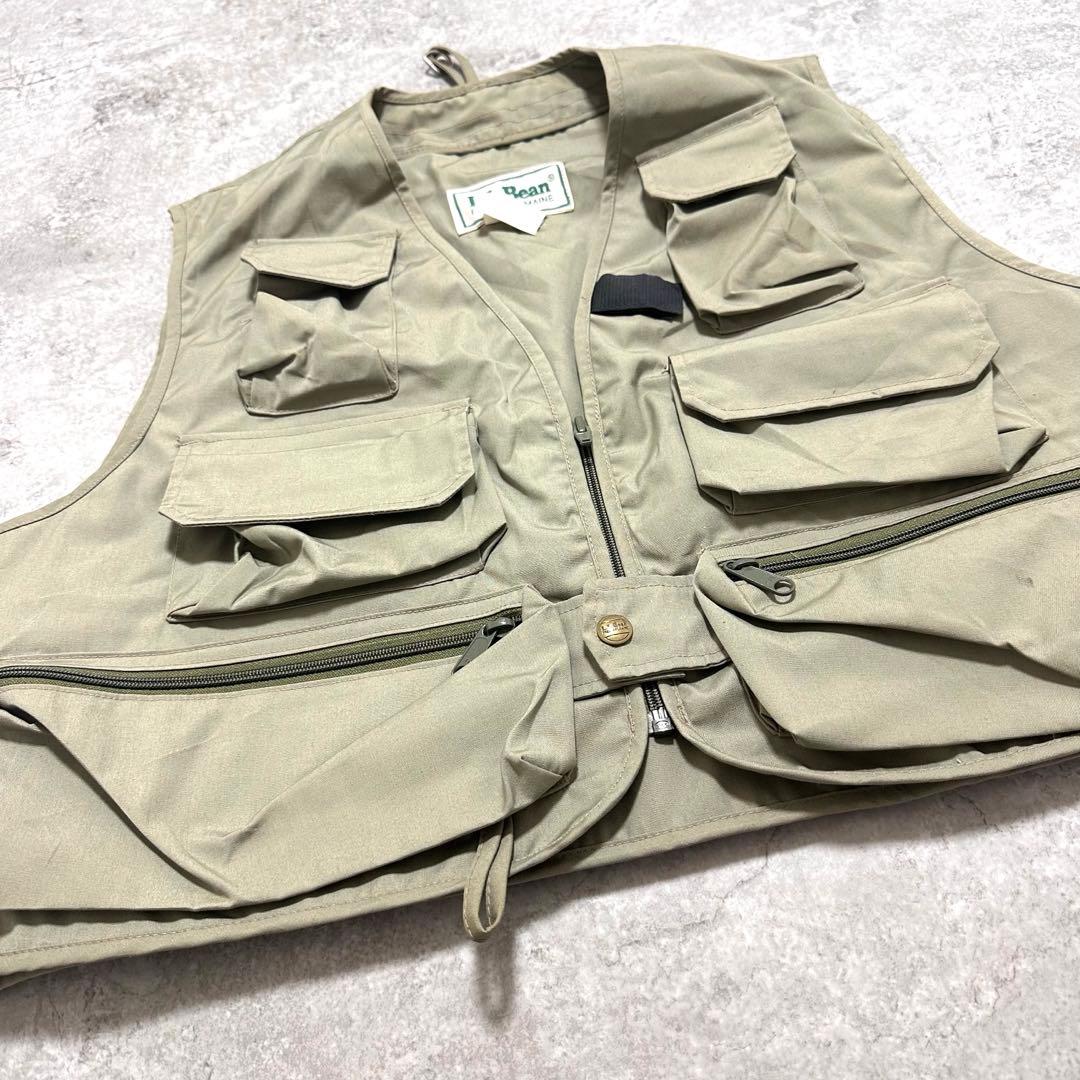 80s L.L.Bean エルエルビーン フィッシングベスト フィールドベスト