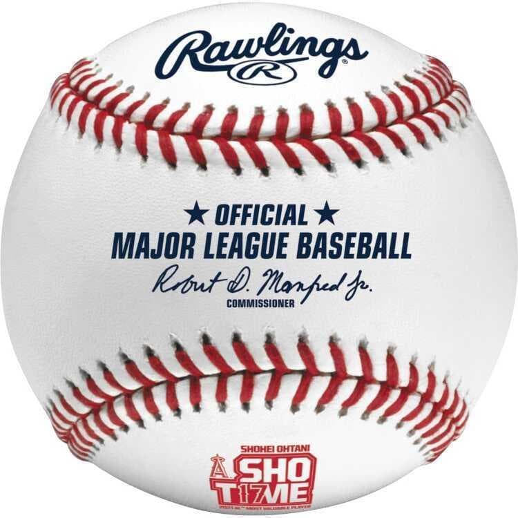 大谷翔平　MVP初受賞記念ボール 2021 ディスプレイケース付ローリングス
