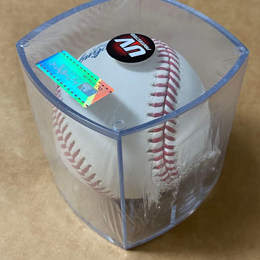 大谷翔平　MVP初受賞記念ボール 2021 ディスプレイケース付ローリングス