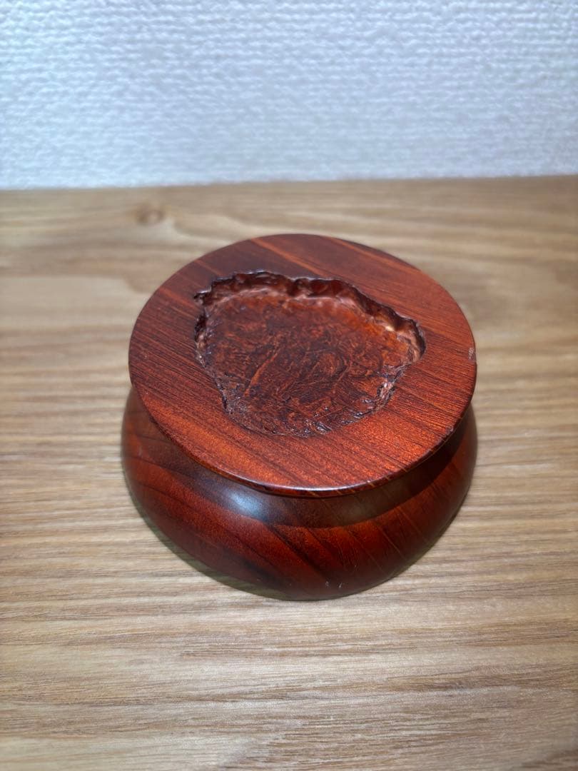 氷彫刻 ドラゴン 龍　置物 木製台座付き