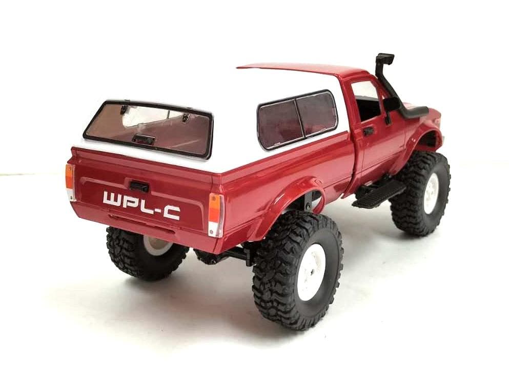 1/16サイズ　４WDラジコンカー　WPL　C24　クローラータイプ　レッド
