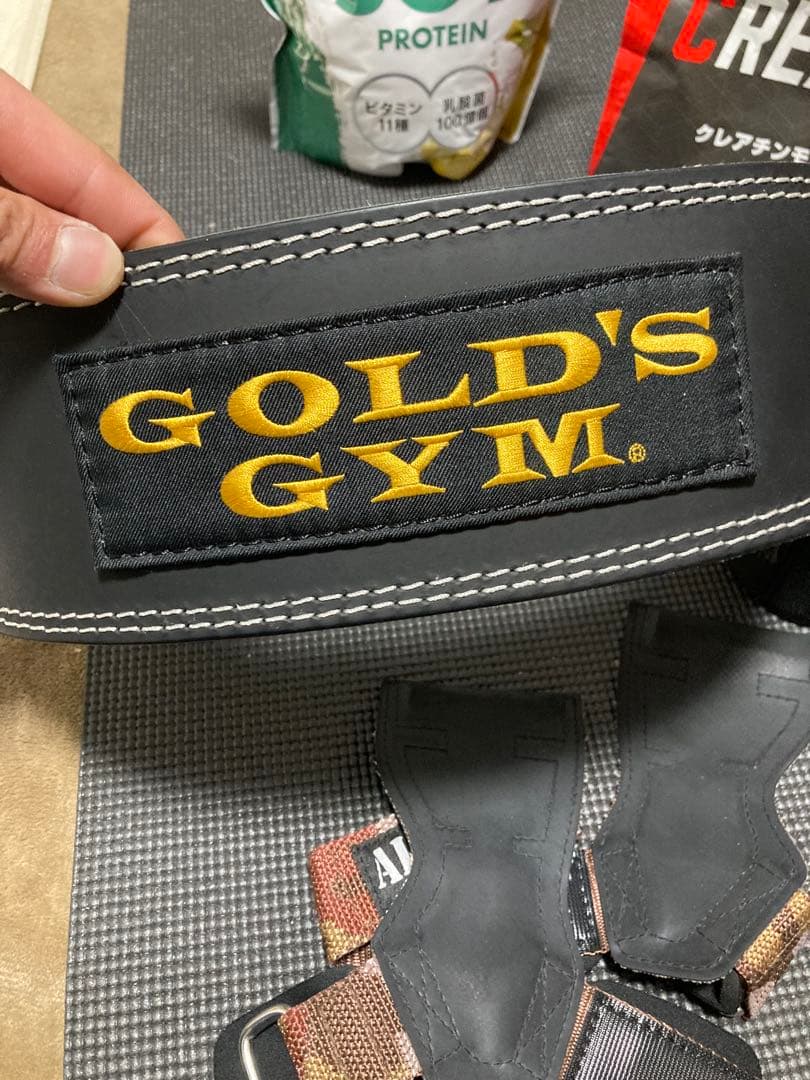 GOLD'S GYM ウエイトトレーニングベルト セット