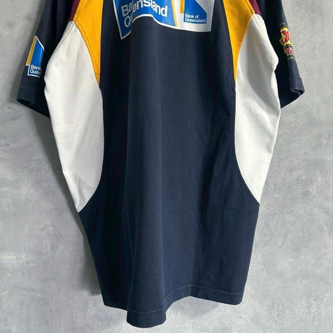 00's Canterbury クイーンランドレッズ 半袖 ラガーシャツ