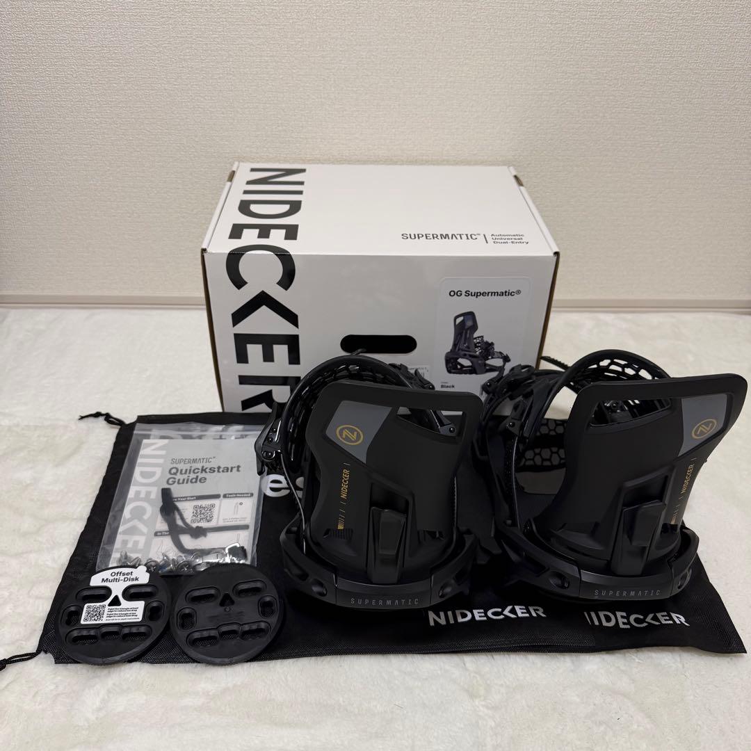 25-26 NIDECKER SupermaticOG ブラックL ビンディング