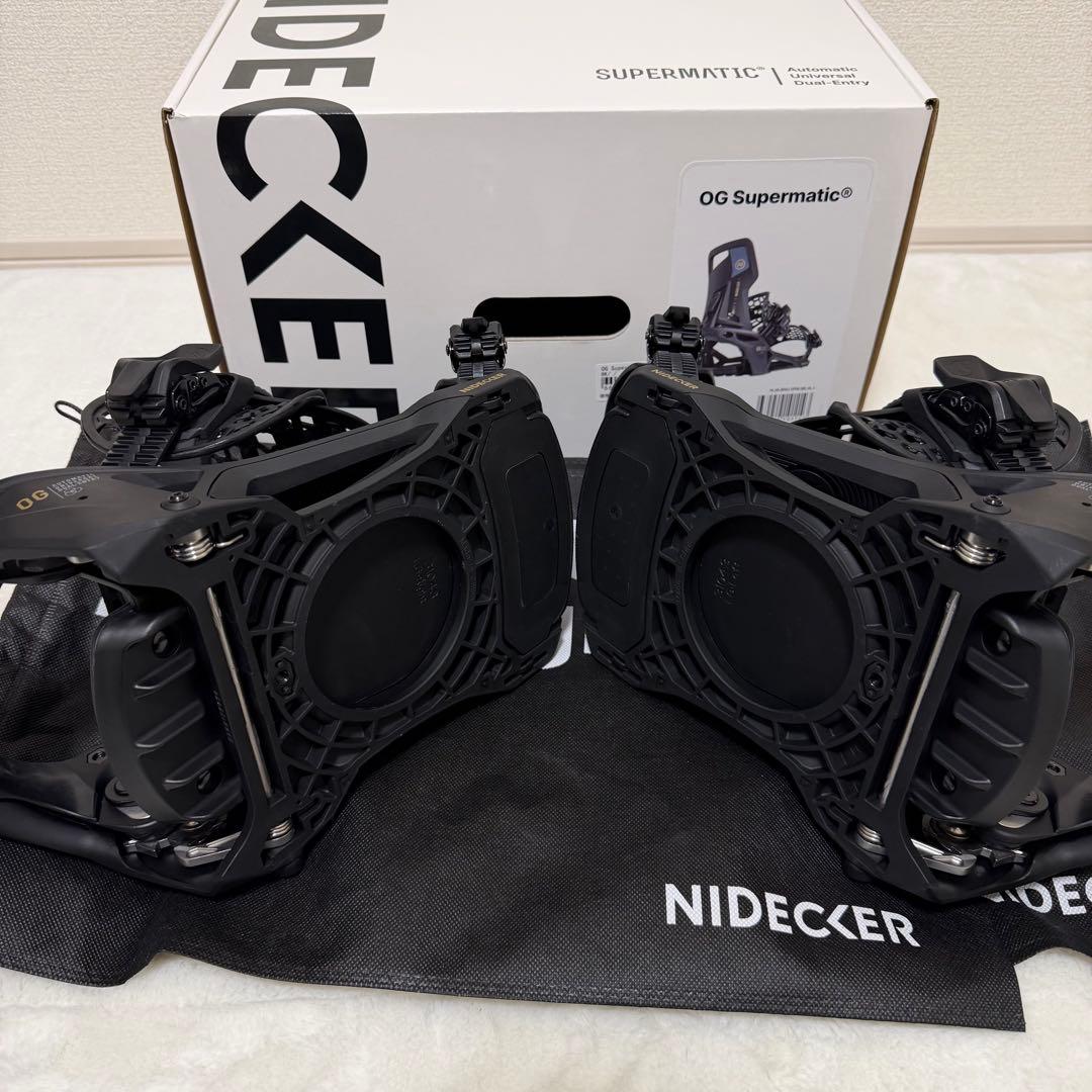 25-26 NIDECKER SupermaticOG ブラックL ビンディング