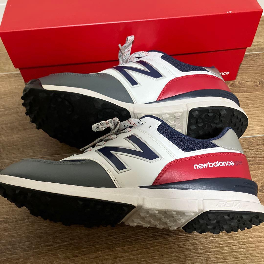 【美品】NEW BALANCE　GOLF　ソフトスパイクシューズ