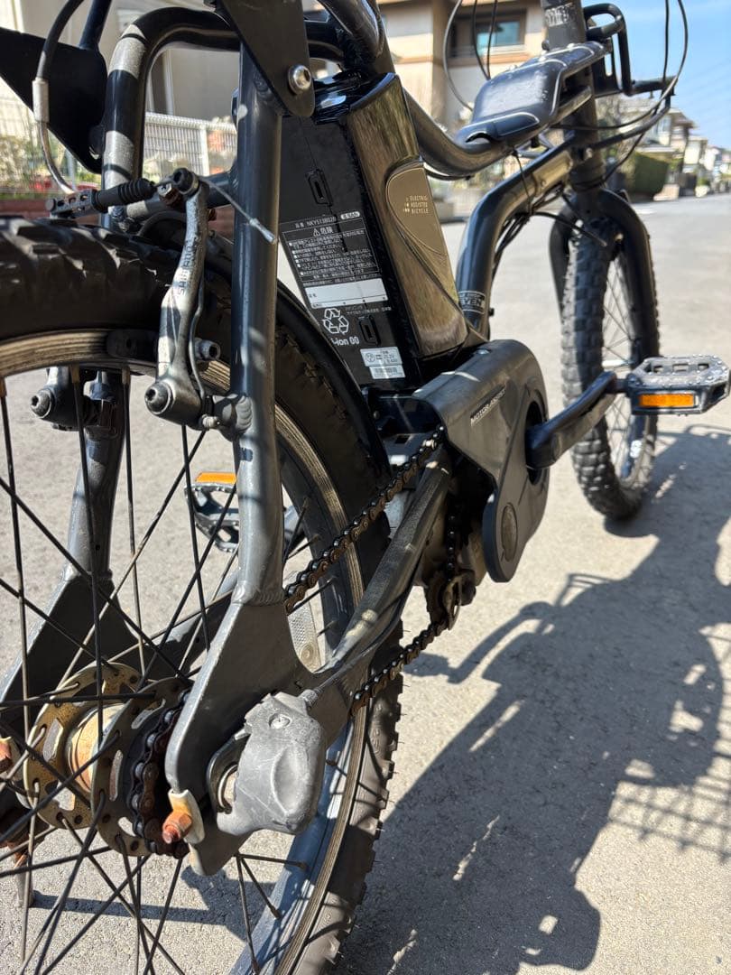 ★電動アシスト自転車Panasonic ＥＺ★２０型★リアカゴ付き