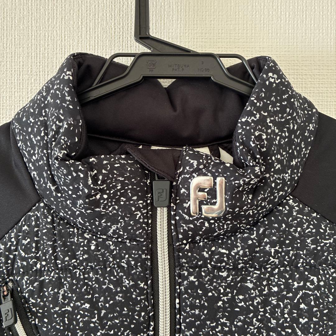 フットジョイ 秋冬 ゴルフ 中綿入りジャケット 黒色メンズ Ｌサイズ