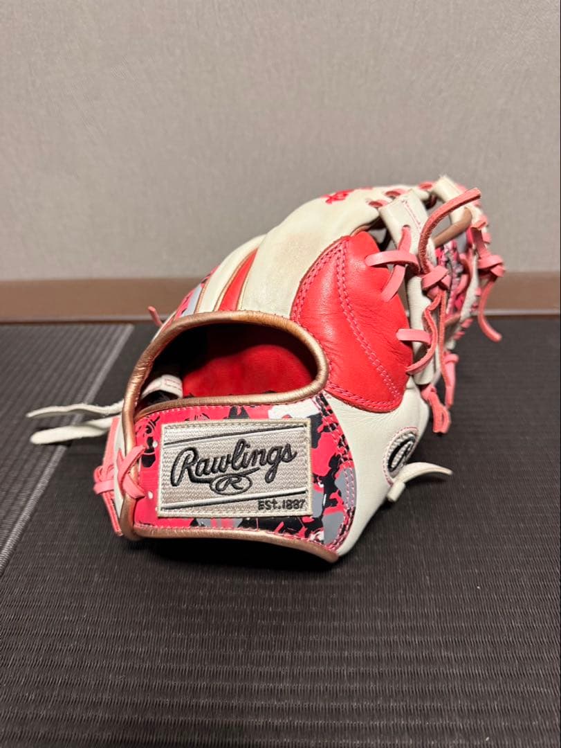 【最終値下げ！】Rawlings 軟式グローブ 赤/白