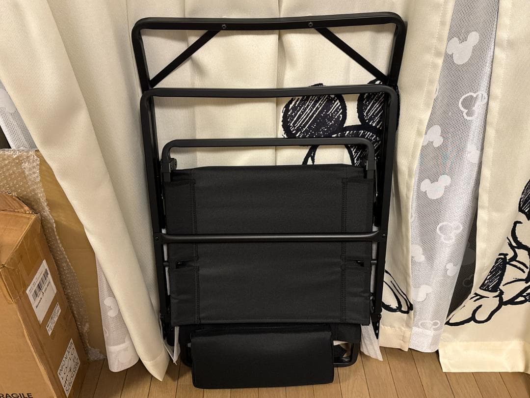 キャンプ用折り畳みチェア　RcrCamp ハイバックリクライニングチェア