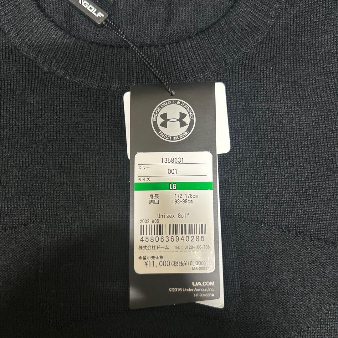 Under Armour ゴルフ用セーター ブラック LG