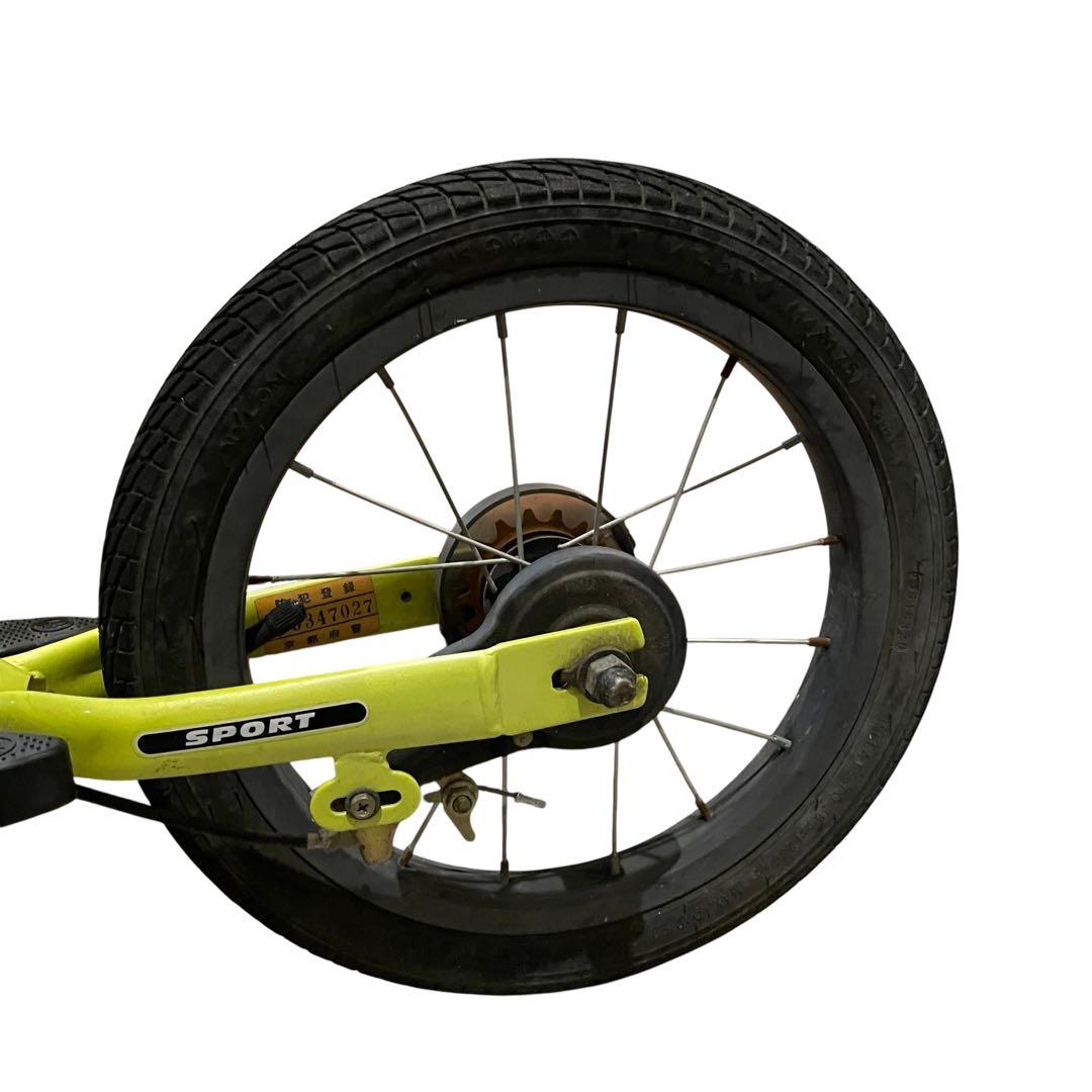 【限定色/14インチ】STRIDER14X キッズバイク ライムイエロー 限定色