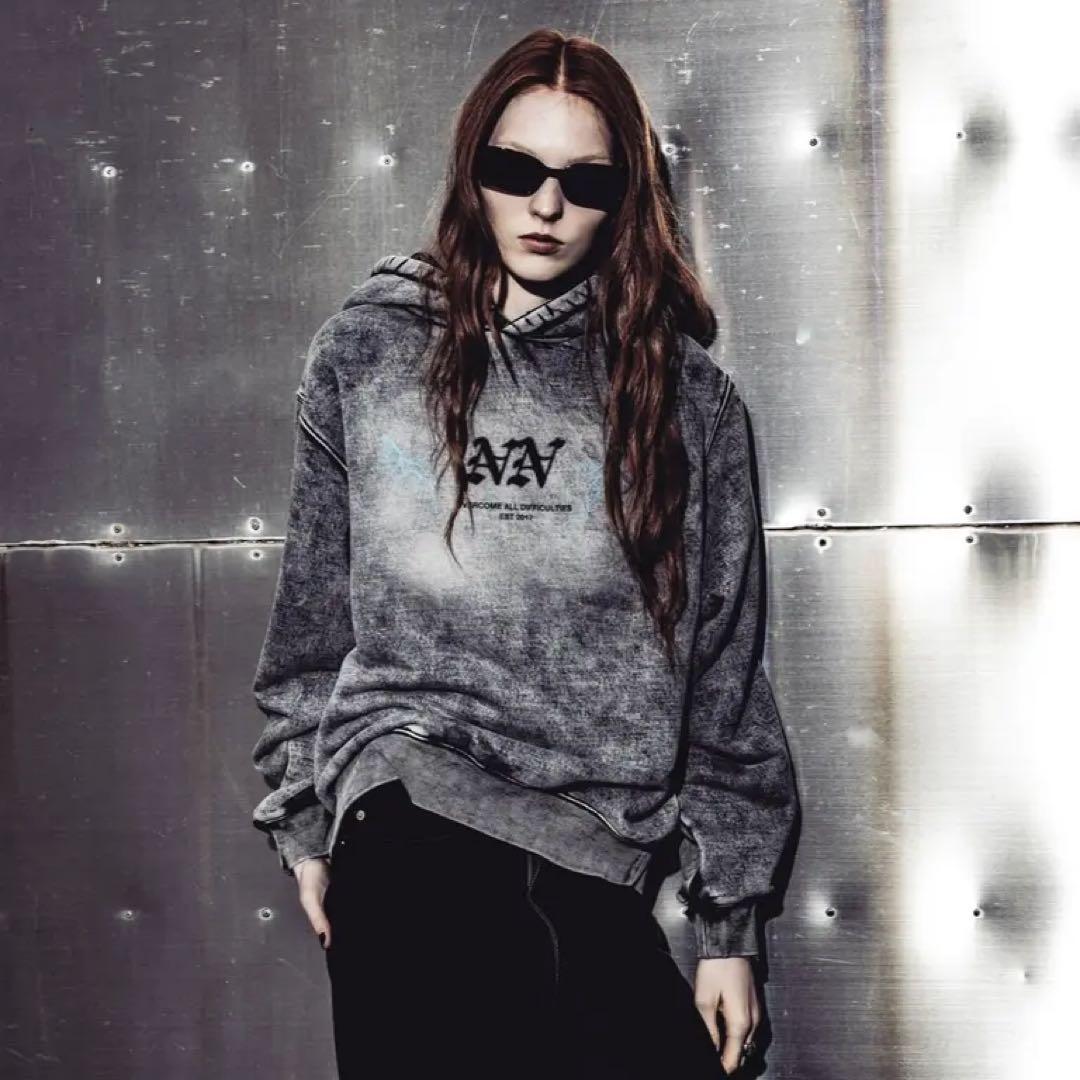 ミュージシャン NIL DUE/NIL UN TOKYO Faded Bleach Hoodie