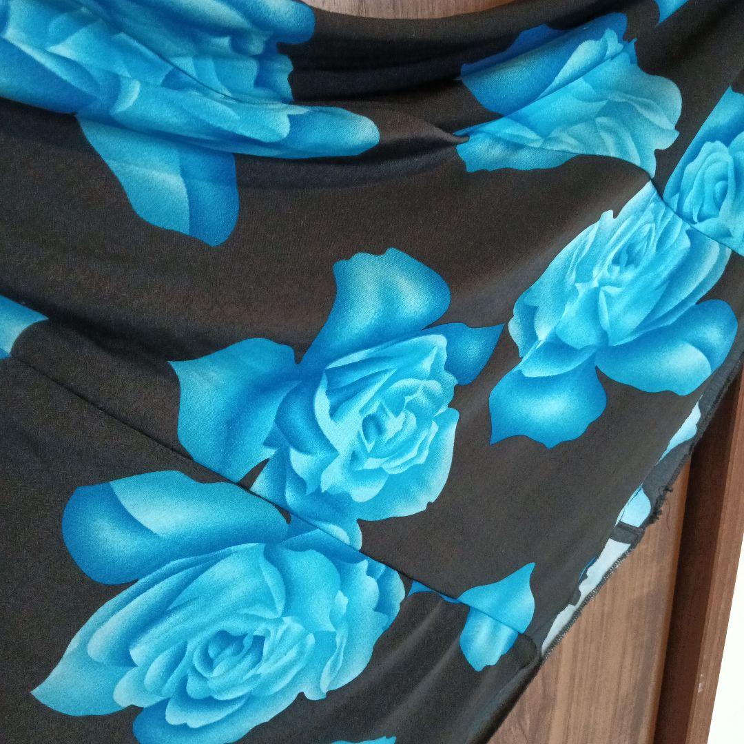 SALE♡社交ダンスドレス 青薔薇