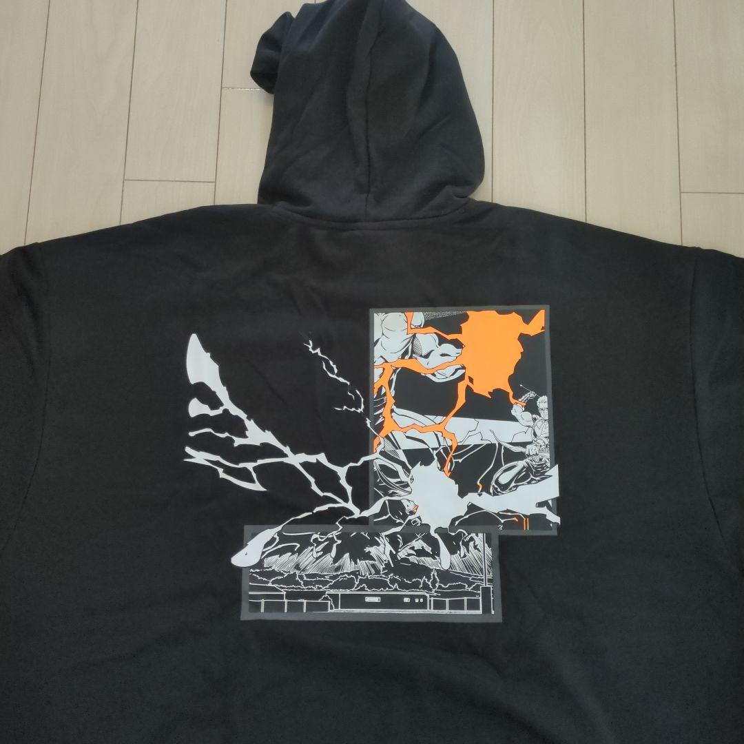 【新品・稀少サイズ3XL】アディダスオールブラックス x MARVELフーディー
