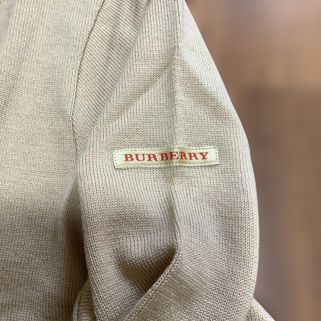 BURBERRY レディースセーター L ベージュ ストライプ