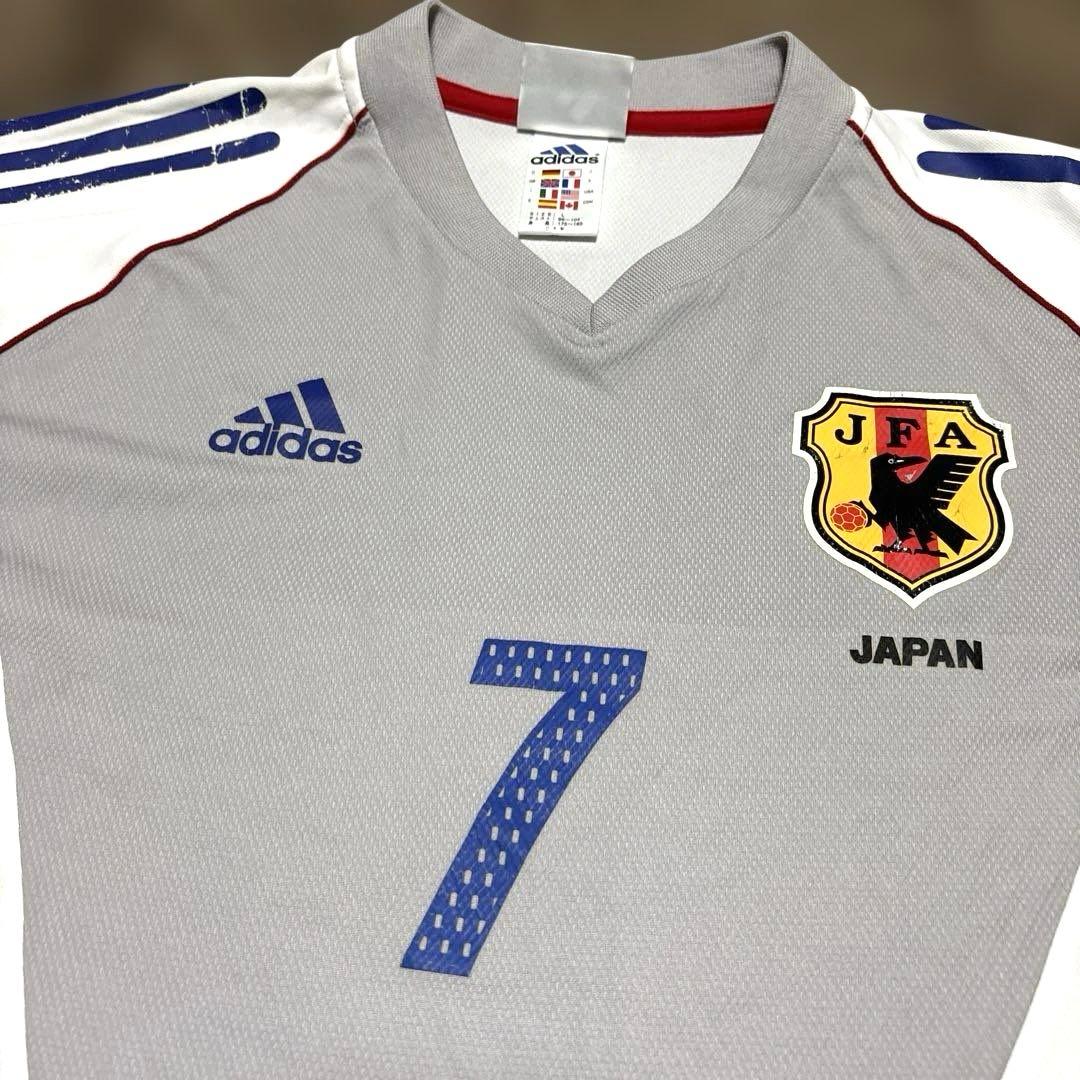 【激レア】サッカー日本代表 中田英寿 2002 アウェイ ユニフォーム 日韓W杯