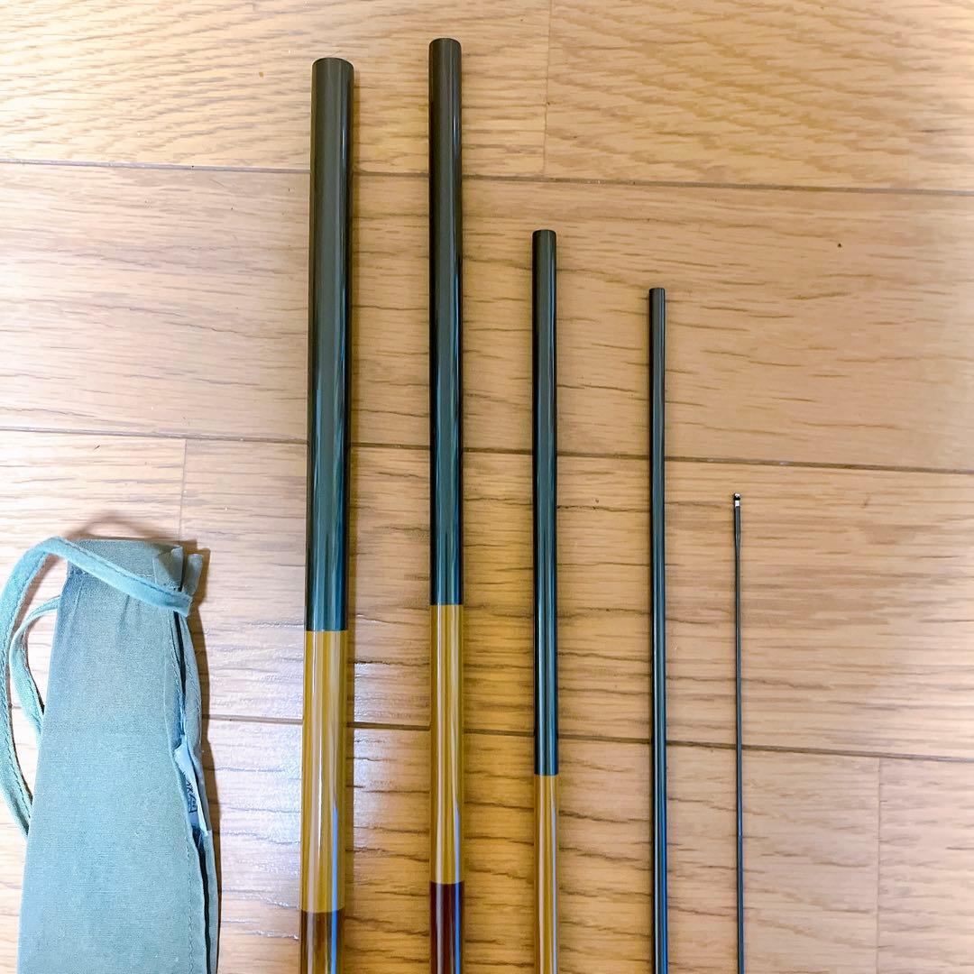 美品　SHIMANO シマノ 魁舟 十八 18尺 5本継 並継