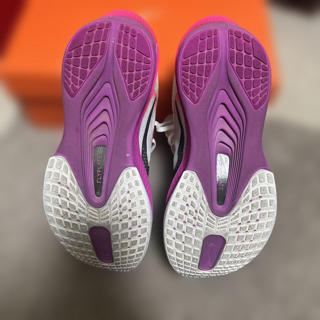 Nike Zoom Fly スパイクシューズ ホワイト/ピンク/ブラック