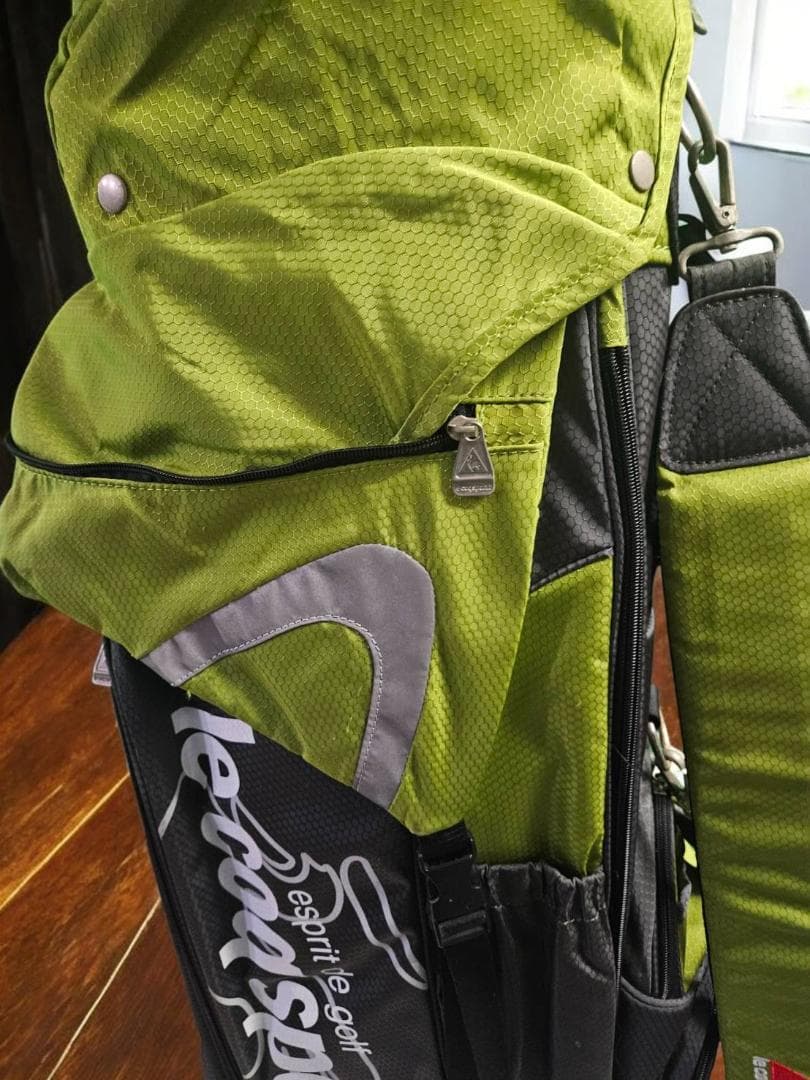 S送料無料/　le coq sportif ゴルフバッグ オリーブグリーン